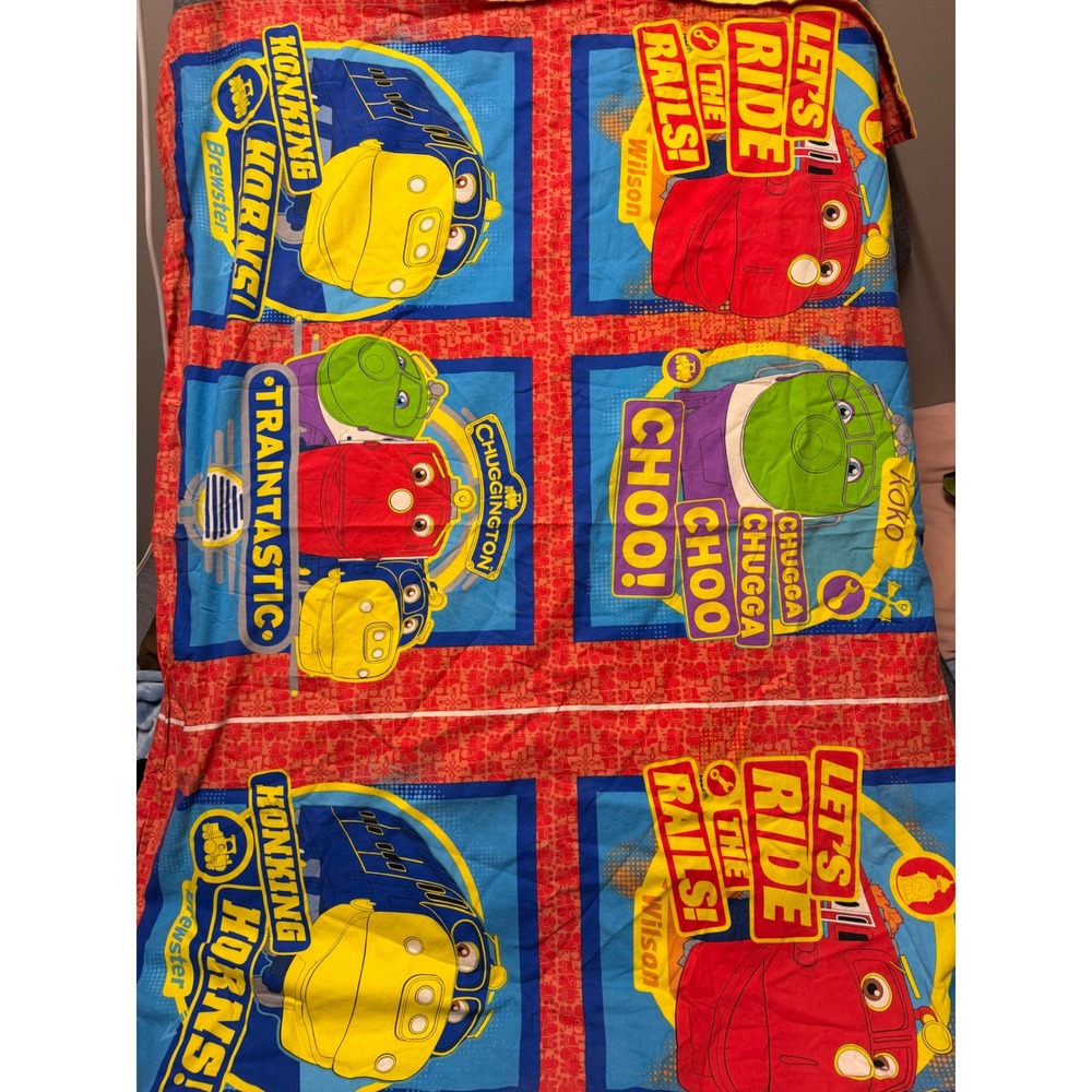 Chuggington Traintastic Thin blanket Wilson Brewster Koko Kids Toddler Bedding